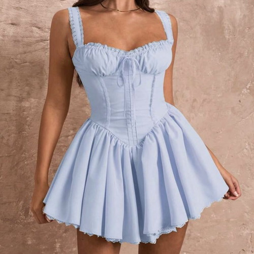 Dress Shein baby blue size S new