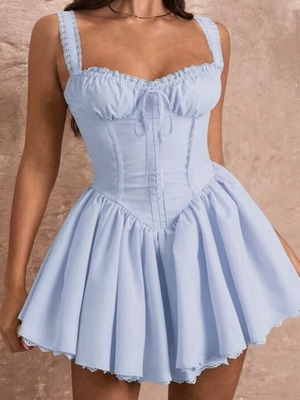 Dress Shein baby blue size S new