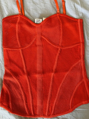 Armani Exchange bandage top, red, size S