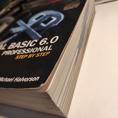 Microsoft Visual Basic 6.0 professional book used with CD
