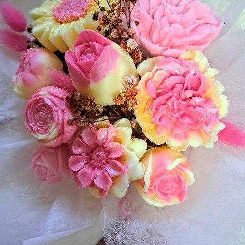 Glycerin Soap Flower Bouquet new