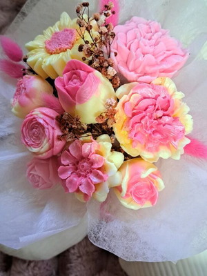 Glycerin Soap Flower Bouquet new