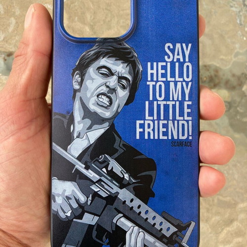 iPhone 16 Pro Max silicone case Scarface Tony Montana Al Pacino new