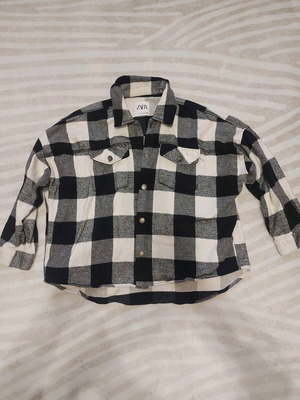 Zara jacket used, size M, black and gray