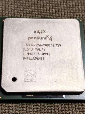 Intel Pentium 4 1.50 GHz CPU used