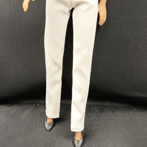 Fashion doll clothes set with pants, blouse and shoes