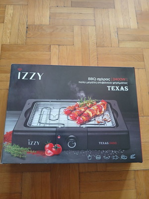 Izzy electric grill new BBQ 2400W, large grilling surface