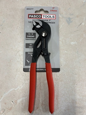 Gas pliers 175mm with insulation and locking button new