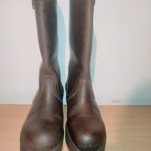 Wehrmacht brown leather biker boots like new