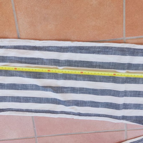 Linen pants Bershka size 36 like new, black and white