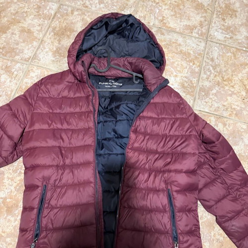 Funky Buddha jacket berry large like new