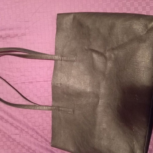 H&M black women's handbag used, very large