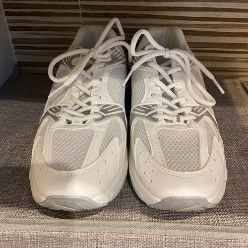 Pink Woman Sneakers like new, size 41, white and grey