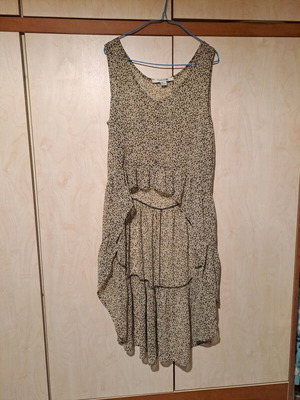Leopard blouse dress like new, multicolor, size M