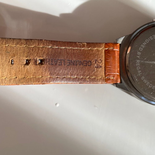 Regal Sweden watch used with leather strap