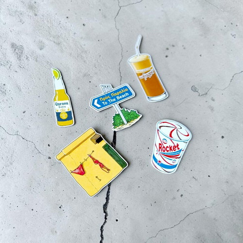Greek Summer Nostalgia Sticker Pack new