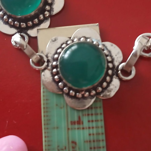 Handmade 925 silver bracelet size up to 21 cm like new
