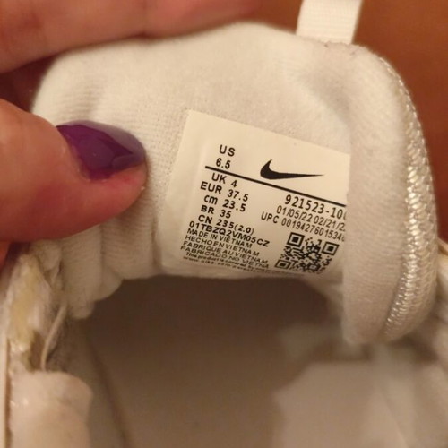 Nike Air Max 97 αθλητικά μεταχειρισμένα, μέγεθος 37,5, άσπρα
