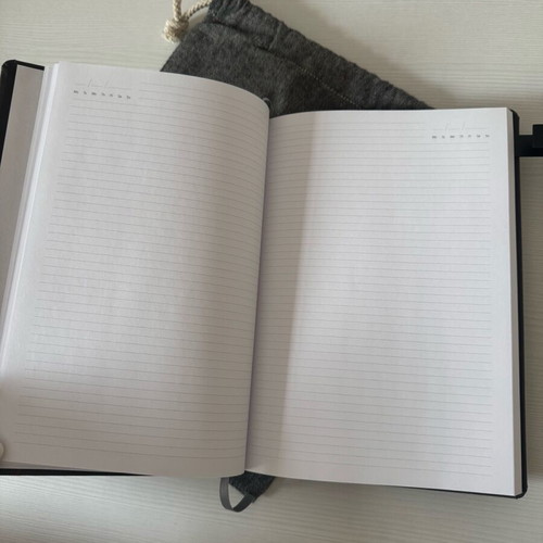 Motor Oil notebook new, 17.5x25 cm with case