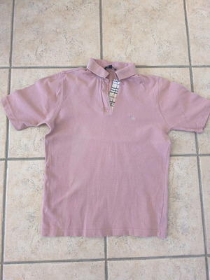 Burberry polo shirt μεταχειρισμένο, ροζ, μέγεθος XS