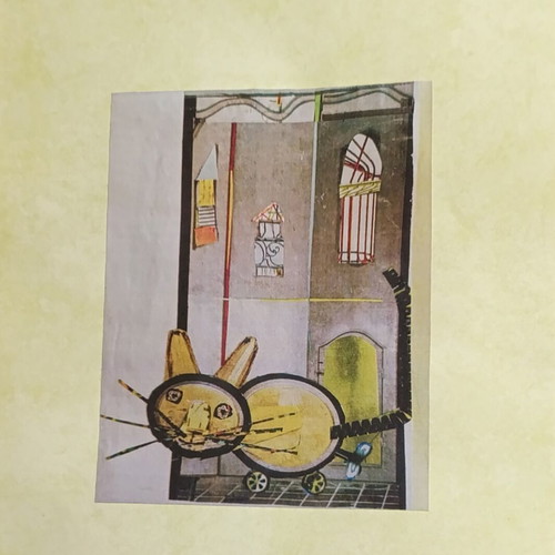 Modern art collage print 27x30 cm on high-quality paper