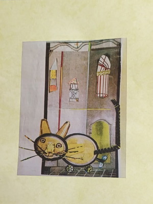 Modern art collage print 27x30 cm on high-quality paper