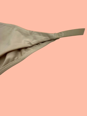 Luna tanga brazilian σλιπ Large καινούργιο, μπεζ