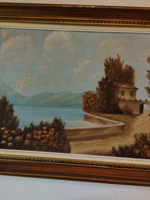 Set of 7 framed paintings like new