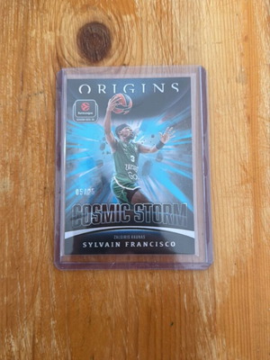 2025-26 Euroleague Origins Sylvain Francisco Cosmic Storm κάρτα καινούργια