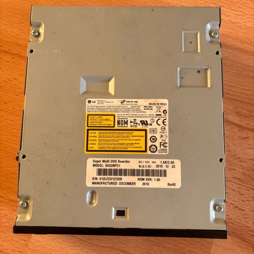 LG optical drive used
