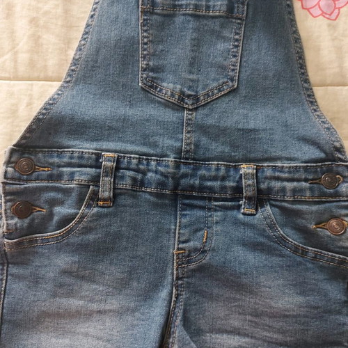 Energiers salopette No6 116 cm used, soft denim fabric