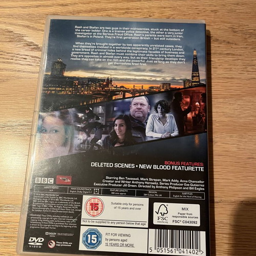 New Blood DVD like new, crime drama series 2 discs
