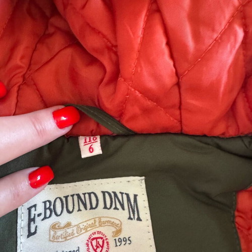 E-Bound jacket size 116 cm for 6 years old, like new, green
