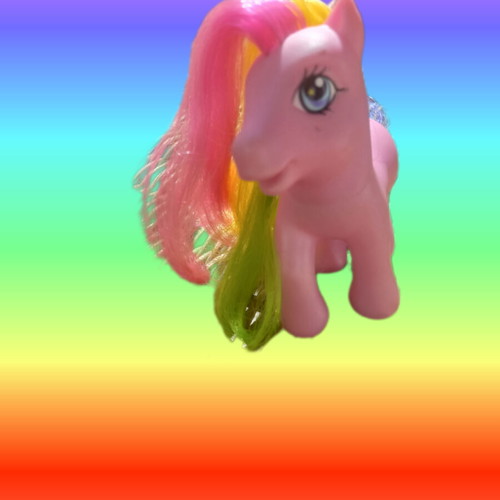 My Little Pony G3 Rainbow Dash figure like new with rainbow mane