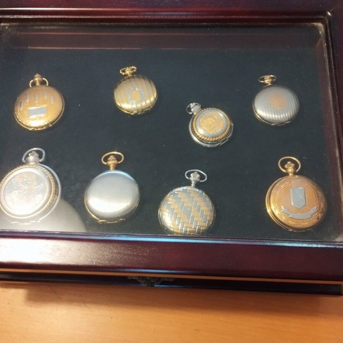 Deagostini pocket watches like new, pack of 60 with cases