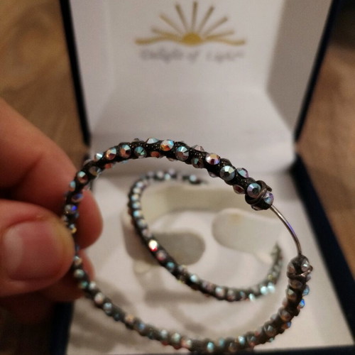 Delight of Light earrings with Swarovski like new