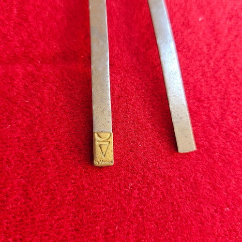 Katerina Vassou earrings long minimal silver used