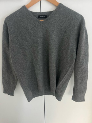 Manetti sweater gray small like new, cashmere/merino