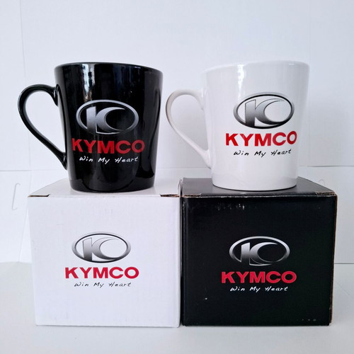 KYMCO coffee mugs new, set of 2 pieces