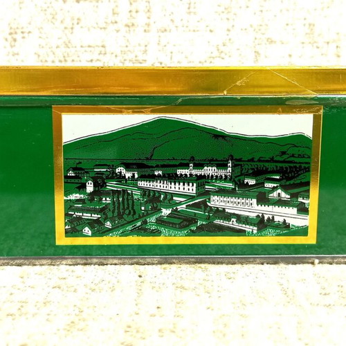 Auermetal litho tin box used lighter flints vintage metal