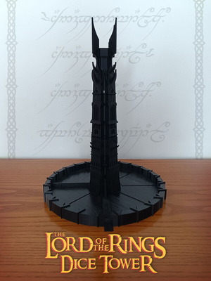 Isengard dice tower Lord of The Rings 3D printed new (35cm)