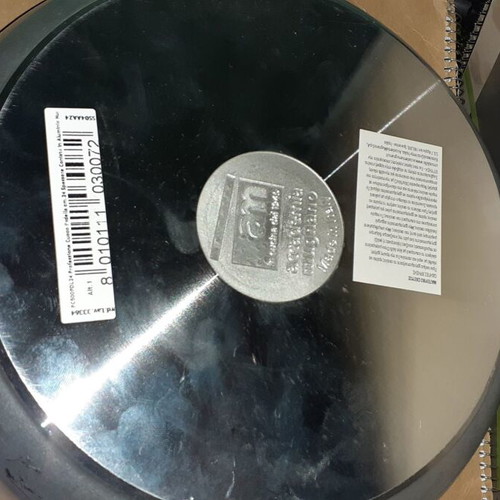 Frying Pan 24 cm Pure Aluminium Made in Italy new