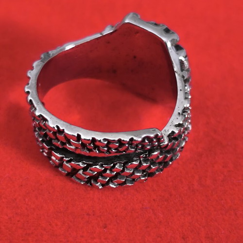 Dragon Eye Ring Red Gothic Fantasy Adjustable New
