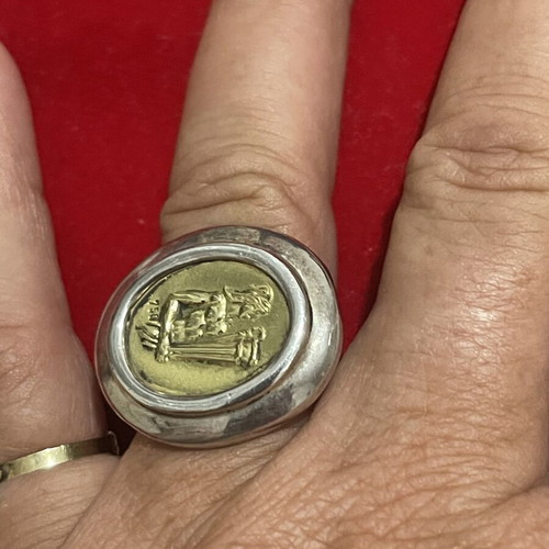 Ring Asimochryso 925 750 LALAOUNIS used, size 54