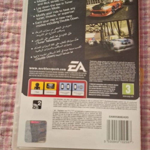 Need for Speed Most Wanted PSP game