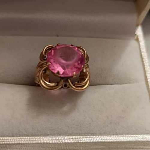 Handmade 14 Carat Ring Large, like new