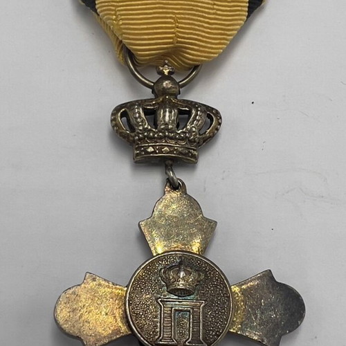 Silver Knight of the Phoenix Order Medal used, 950 silver