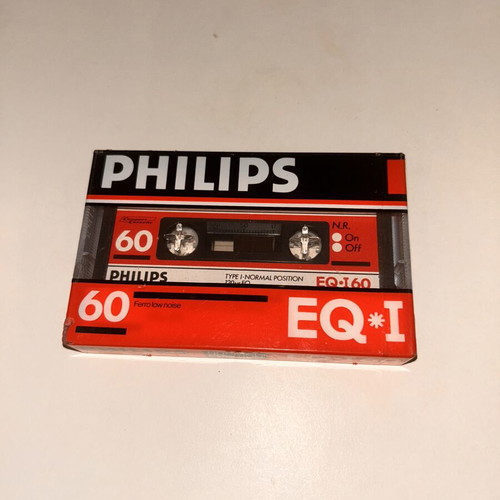 Philips EQ-I 60 Audio Cassette Type I blank new