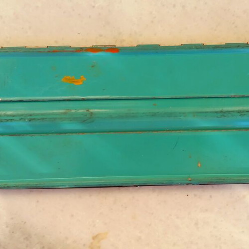 Staedtler watercolor paints used in vintage metal box