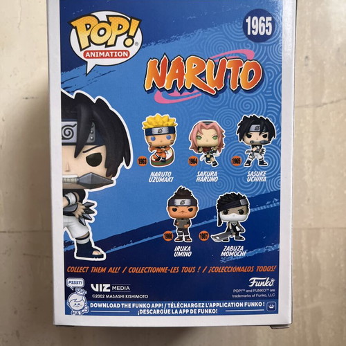 Sasuke Uchiha Naruto Funko Pop vinyl figure like new